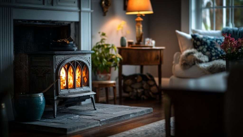 Poêle dans cheminée ancienne : allier cachet et confort