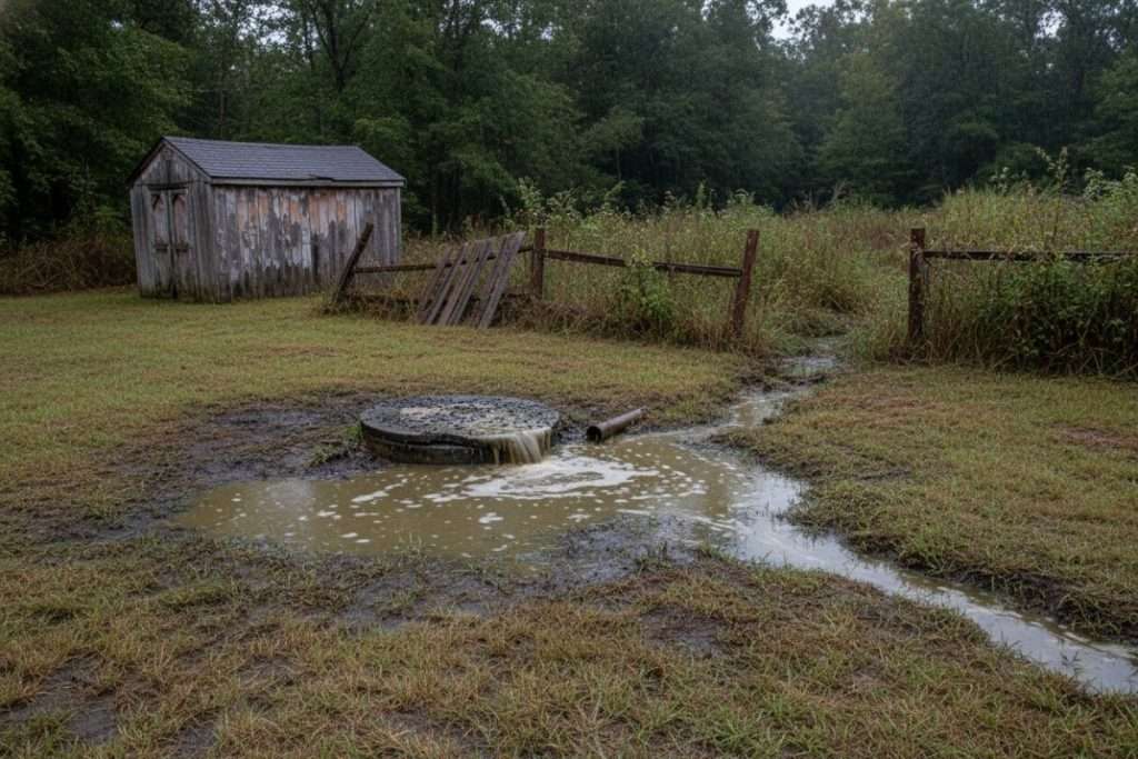 Drain de fosse septique saturé : causes et solutions