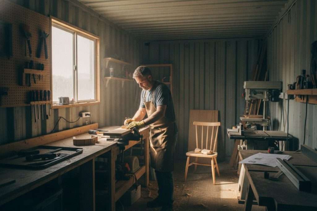 Aménagement container atelier : les étapes clés de votre projet
