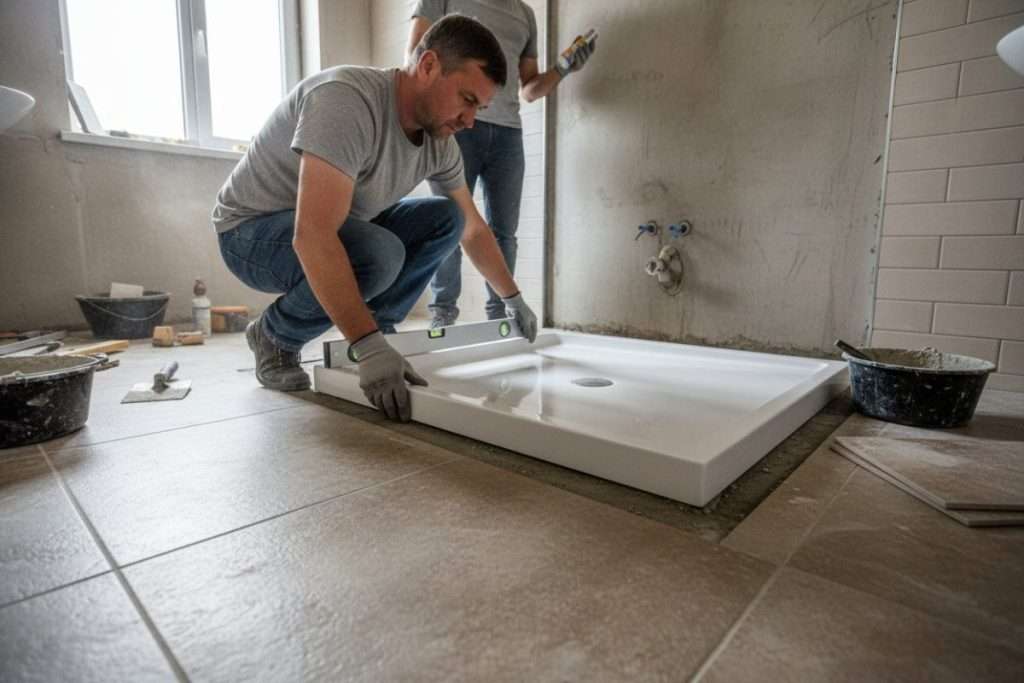 Changer un receveur de douche sans casser le carrelage