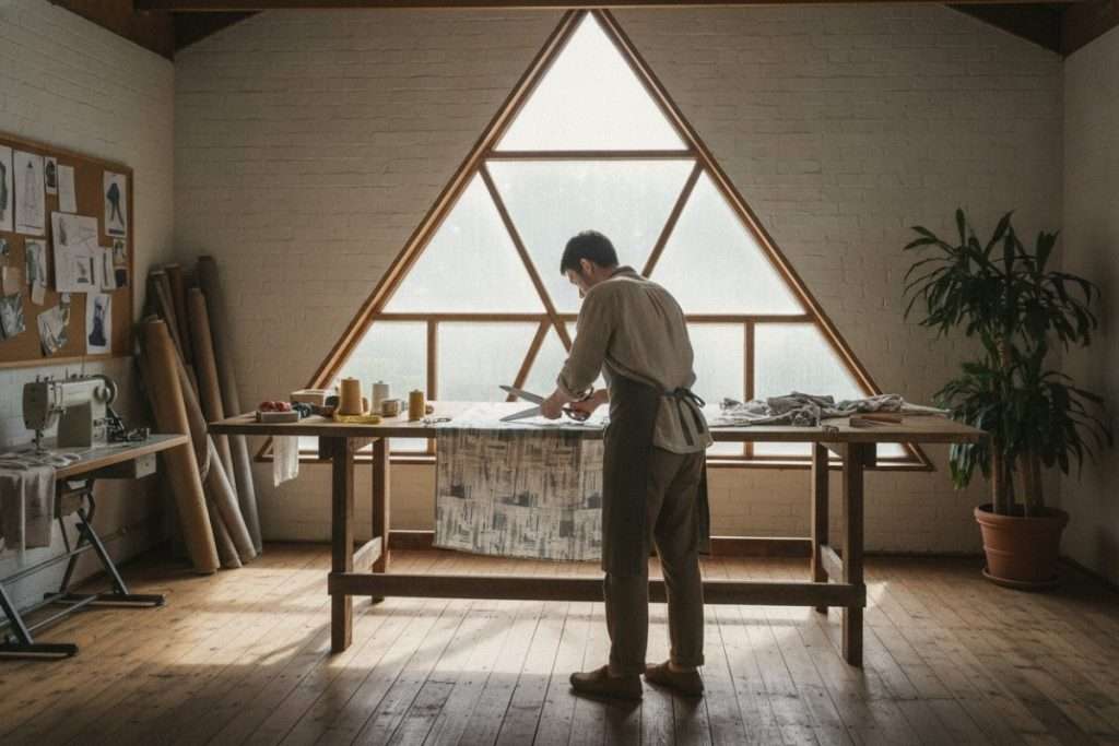 Fabriquer un rideau pour fenêtre triangle : le guide