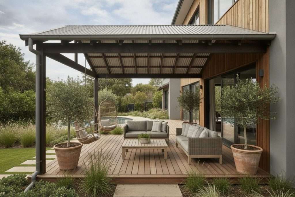 Faire une avancée de toit pour terrasse : prolonger sa toiture