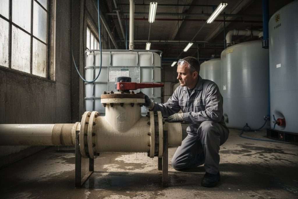 Comment remplacer une vanne de cuve 1000 litres ?