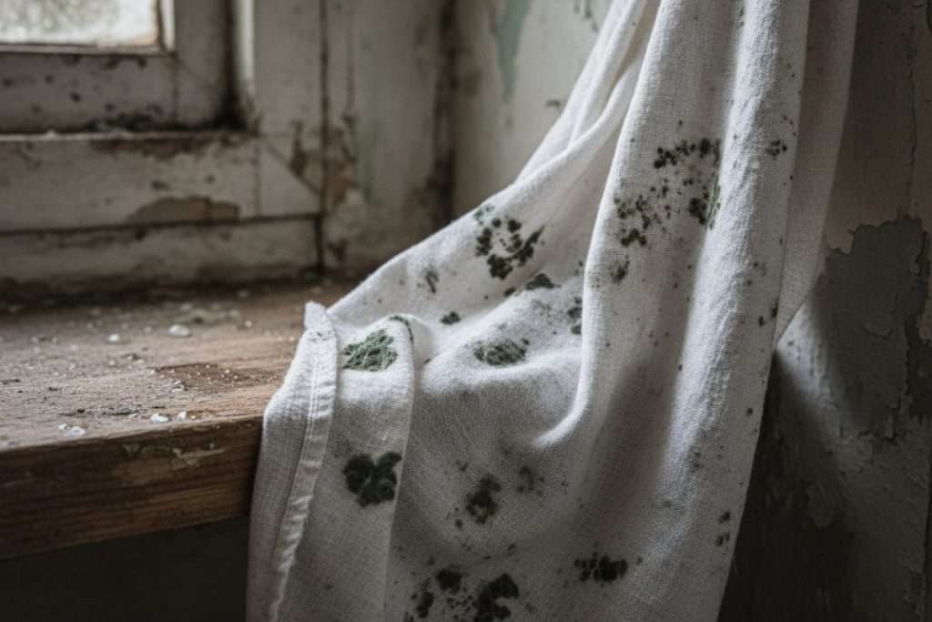 Comment enlever les taches de moisissures sur un tissu ?