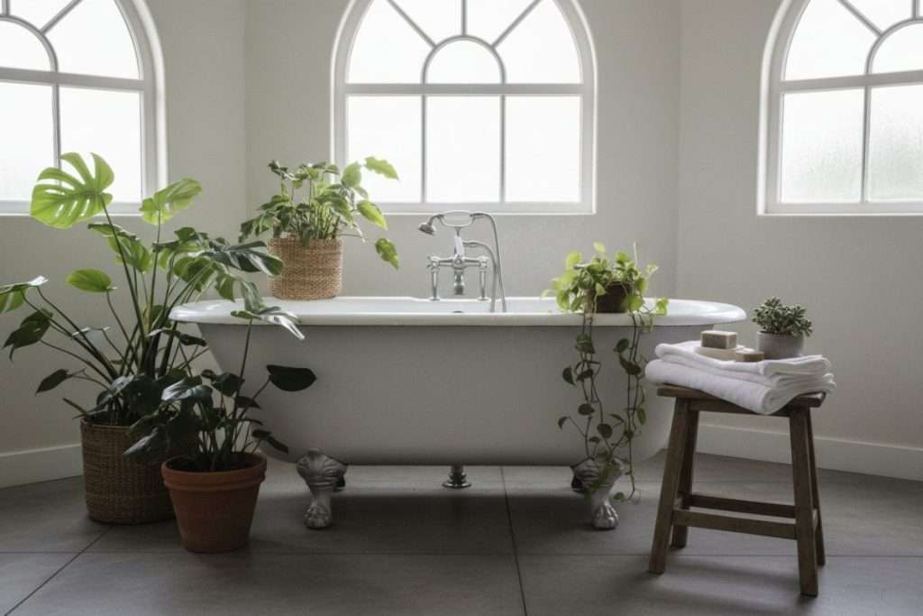 Salle de bain bohème chic : créer une ambiance naturelle