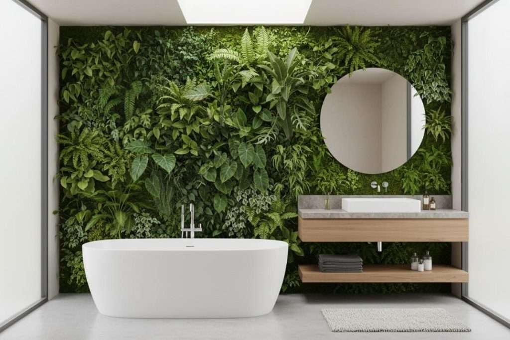 Mur végétal salle de bain : le guide complet pour l’aménager