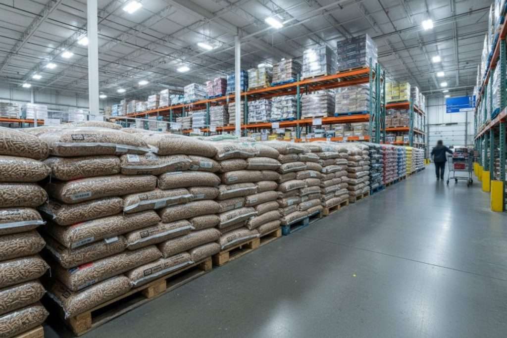 Prix des pellets de bois chez Leclerc : sacs et palettes