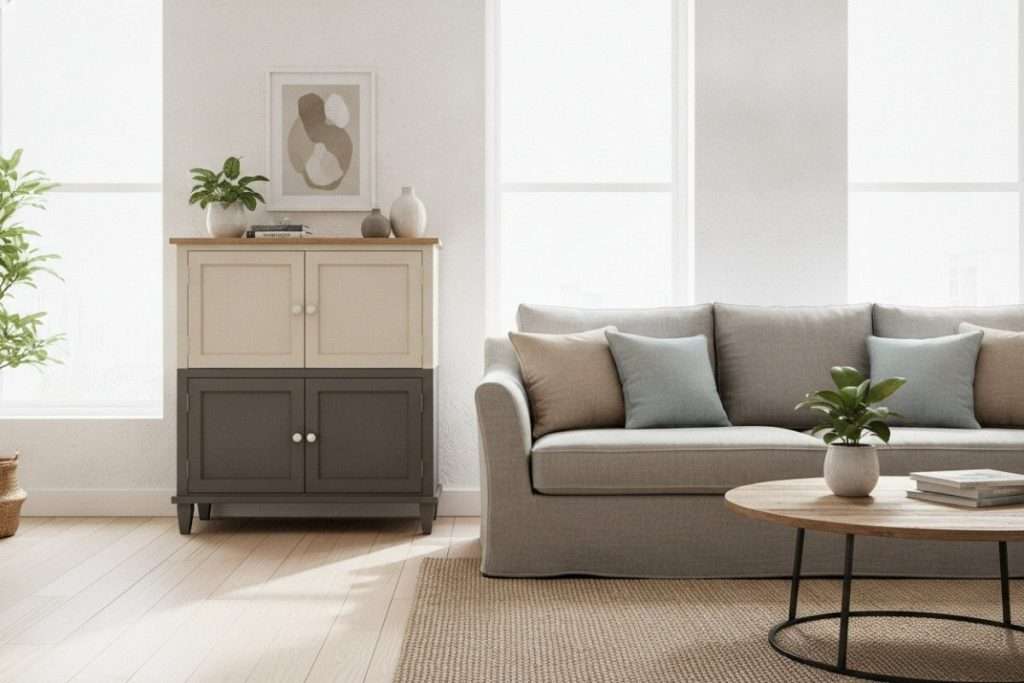 Relooking meuble : osez la peinture en 2 couleurs